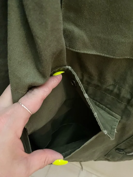 Anthropologie Pilcro cotton Utility Jacket size XL - Picture 12 of 16